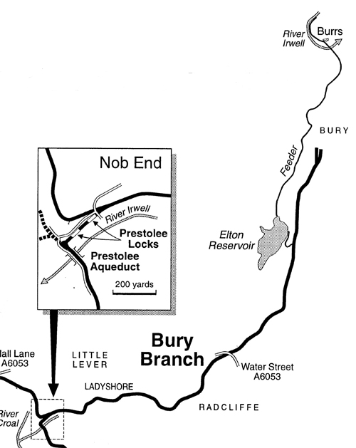 Map of Bury Arm